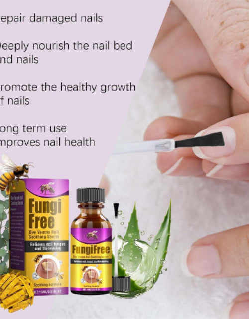 Fungi Free Bee Venom Nail Treatment Solution Serum (15ml)