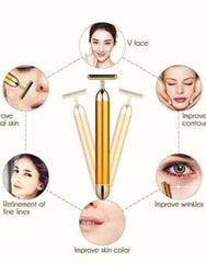 Gold Energy Beauty Bar for Pulse Firming Vibration Massager